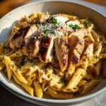 High Protein Garlic Parmesan Pasta Bowls