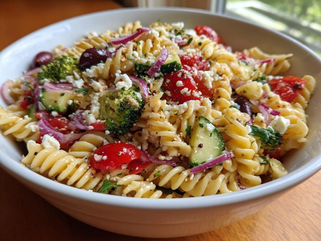 Homemade High Protein Pasta Salad