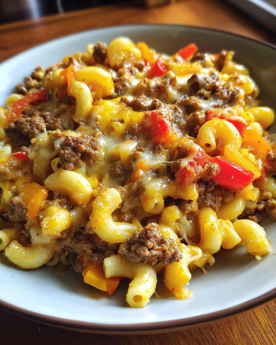 Irresistible High-Protein Creamy Philly Cheesesteak Mac & Cheese - detail 1